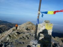 Fogarasi-havasok: magányosan a Negoj-csúcs fele
