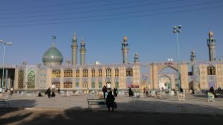 ..., but also to a holy shrine where one could see the images of the martyrs of the war with Iraq