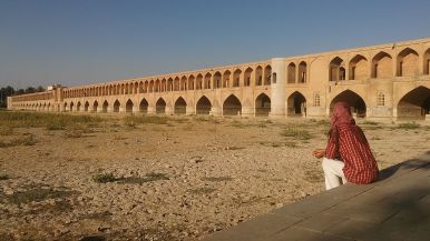 The Zayandeh river in Isfahan has dried out. According to locals the remaining water is used on industrial purposes and for the local population. Soon wars will be fought for water, not for oil…