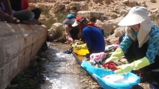 There’s not running water in the tents of the Qashqai people, but the stream provides and excellent source of water