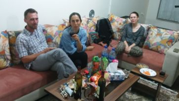 Our Shiraz host showed us the other face of the country: the wealthy, westernized Iran. Plenty of food and alcohol, good living. We had a party after he left...We left the city the next morning