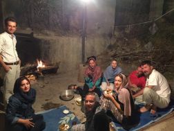 We were treated like family. They served us dinner, soft drinks, fruits, everything. We sat by the fire and enjoyed the Bakhtiar family’s incredible hospitality. These people are genuinly nice, hospitable, they enjoy visitors