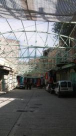 It used to be a busy market street, now Palestinians cannot sell anything...
