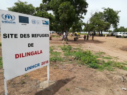 Dilingala menekülttábor. Itt is több ezren találtak menedéket