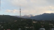 Az Almaty közelében húzódó csodás hegyeket sajnos nem látogattuk meg